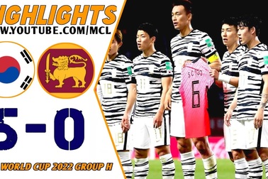 Hàn Quốc vùi dập Sri Lanka với tỷ số 5-0