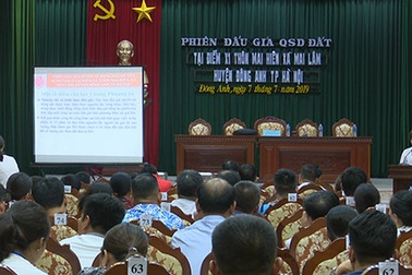 Hạn chế "xã hội đen" trong đấu giá đất công: Cần phát triển đấu giá trực tuyến