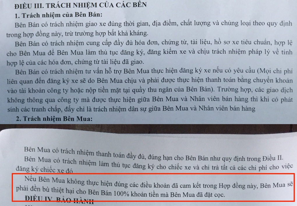 Khách Việt thiệt đủ đường khi ký hợp đồng mua ô tô do đại lý soạn sẵn - 3 Khách Việt thiệt đủ đường khi ký hợp đồng mua ô tô do đại lý soạn sẵn - 3