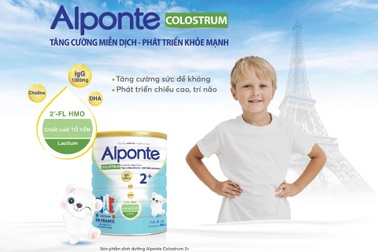 Alponte Colostrum 2+ - dinh dưỡng tuyệt hảo, vững bước đầu đời