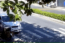 Xuất phát đầy khó hiểu, ô tô gắn biển "tập lái" gây tai nạn cho xe máy