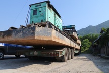 Công ty có xe chở "quái thú" tiếp tục bị xử phạt hơn 77 triệu đồng