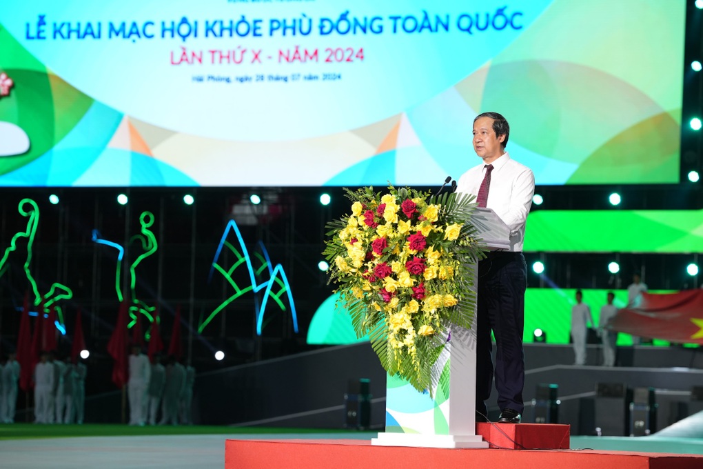 Khai mạc Hội khỏe Phù Đổng toàn quốc lần thứ X - 1 Khai mạc Hội khỏe Phù Đổng toàn quốc lần thứ X - 1
