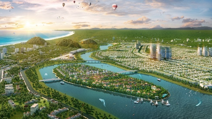 Sunneva Island - Dự án tái phát triển đô thị tốt nhất Việt Nam. Ảnh phối cảnh minh họa Sun Property.