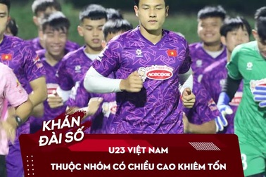 U23 Việt Nam thuộc nhóm có chiều cao khiêm tốn ở giải U23 châu Á