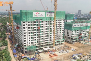 Akari City sắp cất nóc giai đoạn 1