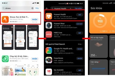 Thiết bị đeo Huawei kết nối từ Android đến iOS, "cân" cả ứng dụng Strava