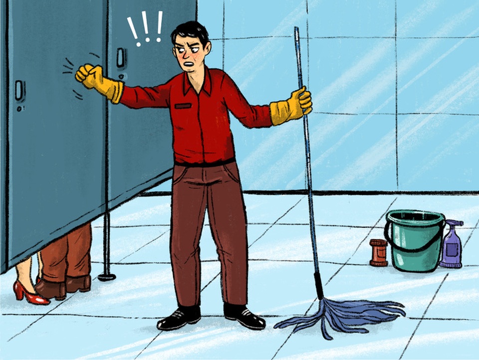 Tại sao cửa WC công cộng luôn thiết kế khoảng hở to đến vô duyên? - 3 Tại sao cửa WC công cộng luôn thiết kế khoảng hở to đến vô duyên? - 3