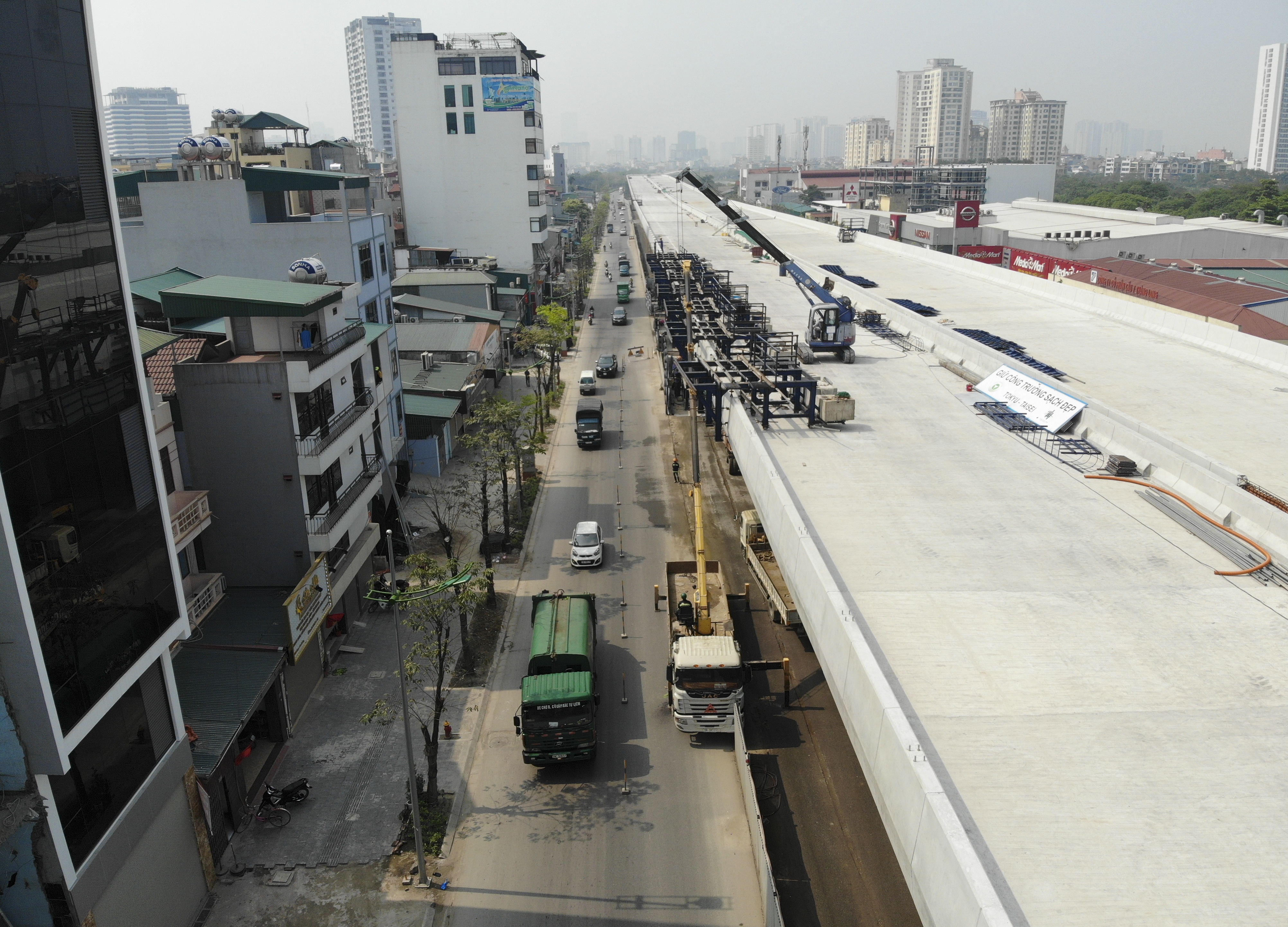 Hà Nội: Cầu cạn hơn 5.000 tỷ đồng gấp rút hoàn thành giữa mùa dịch Covid-19 - 8 Hà Nội: Cầu cạn hơn 5.000 tỷ đồng gấp rút hoàn thành giữa mùa dịch Covid-19 - 8