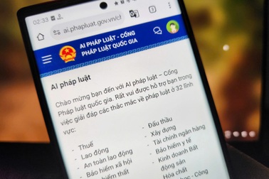 Cách dùng chatbot AI của Bộ Tư Pháp để giải đáp các thắc mắc về pháp luật