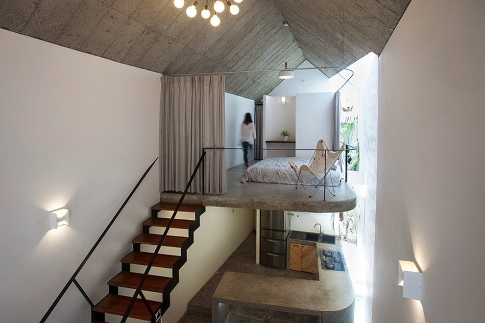 Nhà gác lửng 40 m2 gây bất ngờ của chàng trai độc thân ở Hà Nội - 3 Nhà gác lửng 40 m2 gây bất ngờ của chàng trai độc thân ở Hà Nội - 3