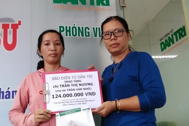 Nhiều bạn đọc Dân trí đến viện giúp đỡ bé trai gầy trơ xương, bụng phình như cái trống