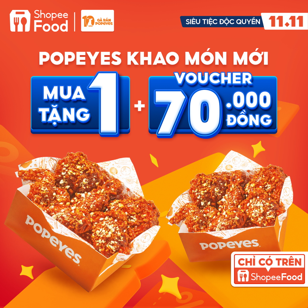 ShopeeFood tung nhiều ưu đãi tại 11.11 Siêu Tiệc Độc Quyền - 1 ShopeeFood tung nhiều ưu đãi tại 11.11 Siêu Tiệc Độc Quyền - 1