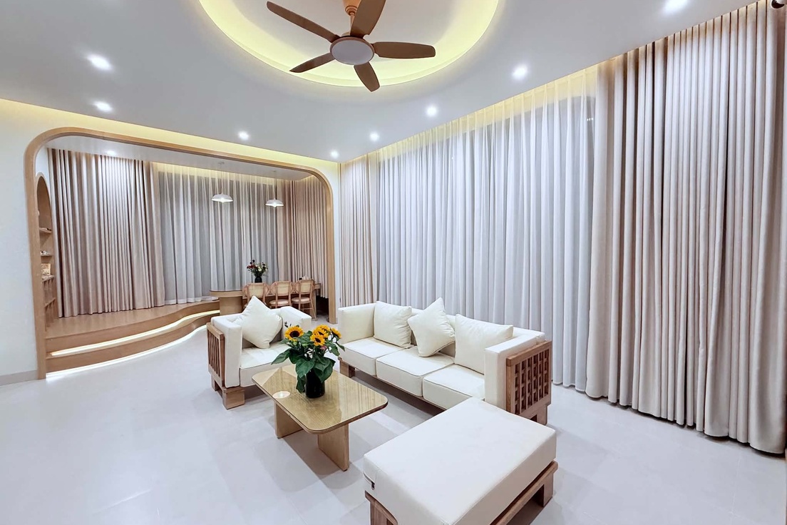 Vợ chồng ở Hà Nội bỏ phố về làng xây nhà vườn 3 tỷ đồng đẹp như resort
