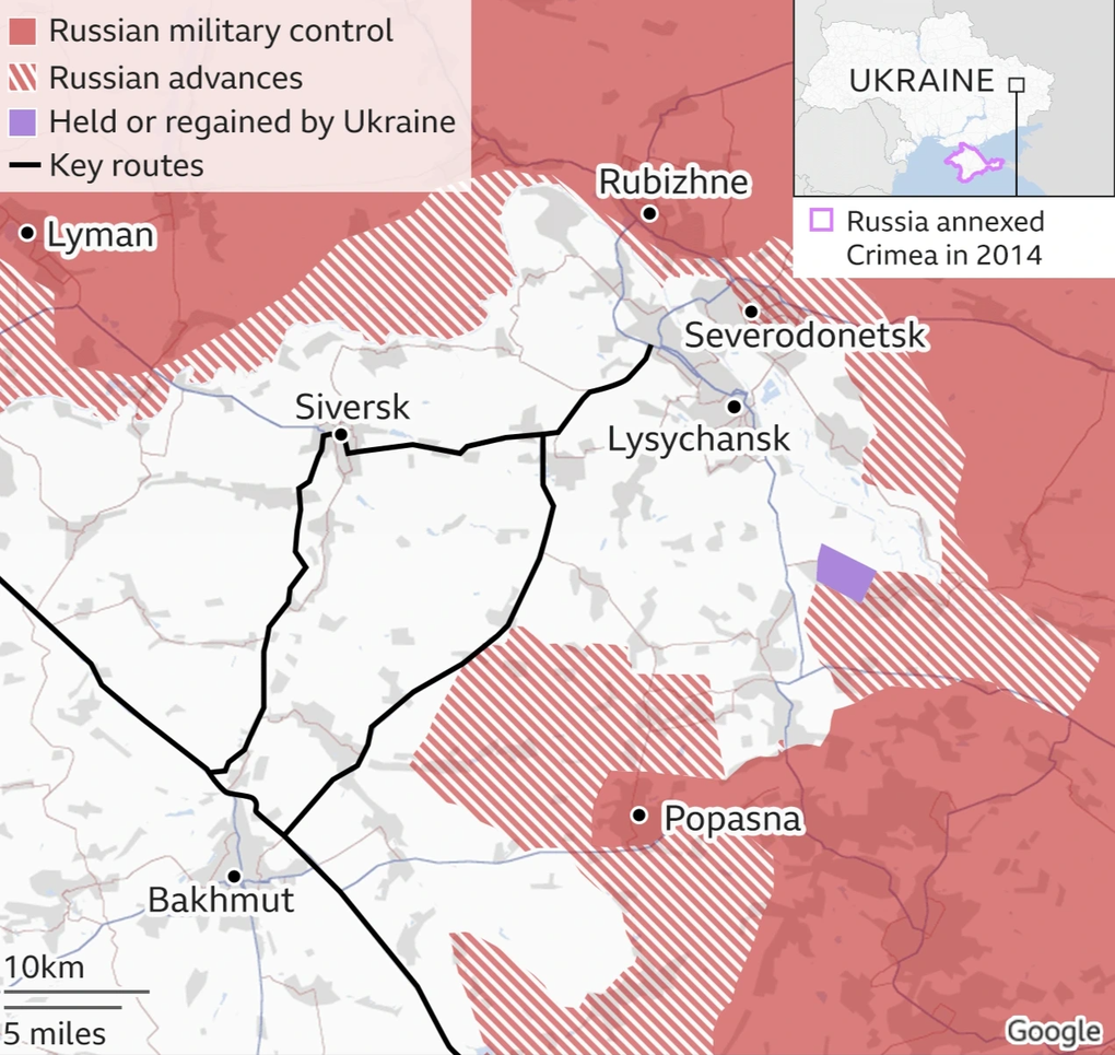 Nga kiểm soát Severodonetsk, Ukraine lui về giữ cao điểm Lysychansk - 2 Nga kiểm soát Severodonetsk, Ukraine lui về giữ cao điểm Lysychansk - 2