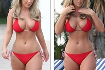 Người đẹp Anh khoe thân hình đồng hồ cát