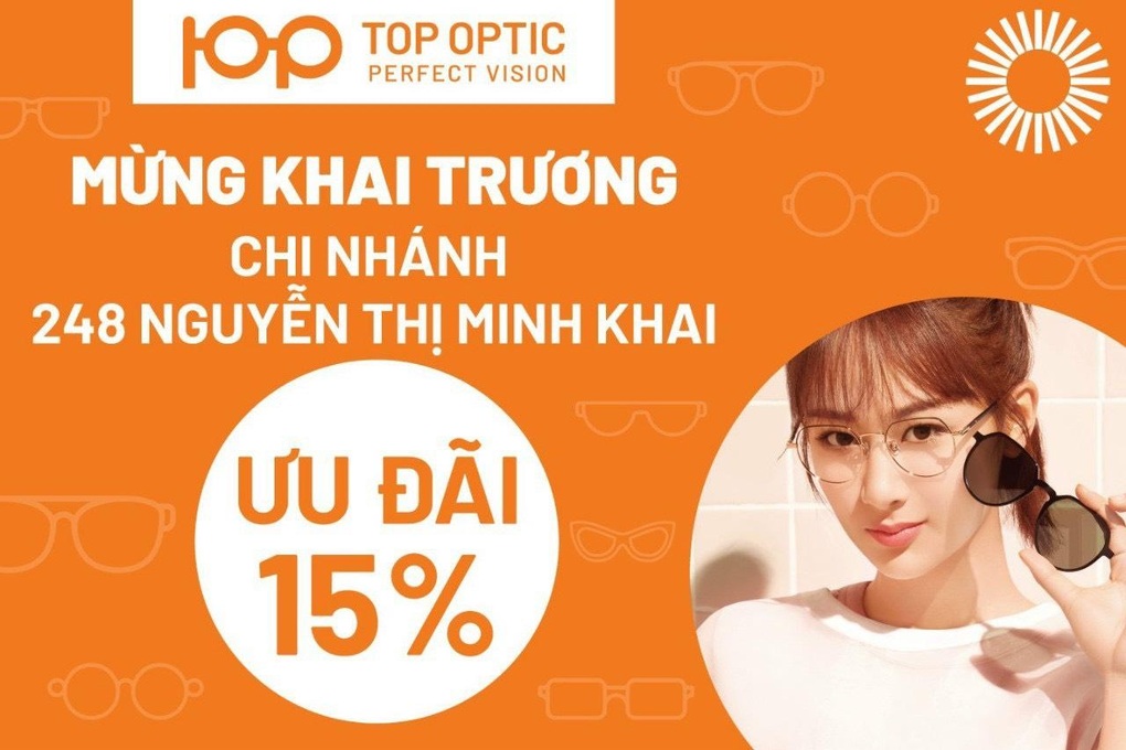 TOP OPTIC ra mắt cửa hàng thứ 3 tại quận 3, TPHCM - 2 TOP OPTIC ra mắt cửa hàng thứ 3 tại quận 3, TPHCM - 2