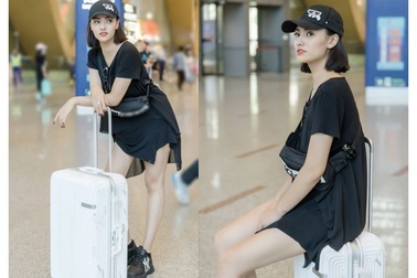 Hồng Quế diện mốt giấu quần khoe chân dài miên man, gợi cảm