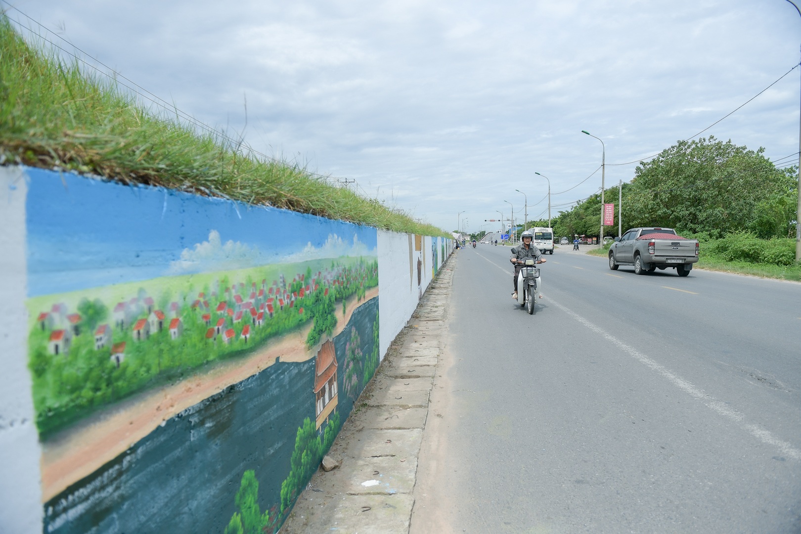 Con đường bích họa dài hơn 2 km ở ngoại thành Hà Nội - 17 Con đường bích họa dài hơn 2 km ở ngoại thành Hà Nội - 17