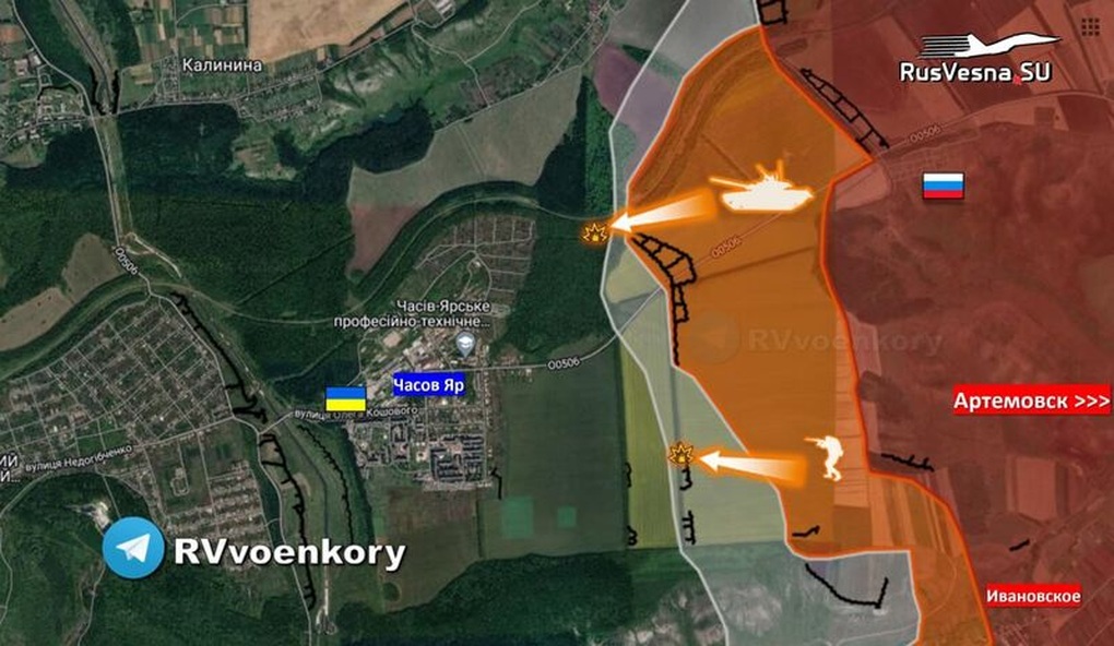 Chiến sự Ukraine 27/3:  Nga hình thành 2 gọng kìm tấn công Chasov Yar - 2