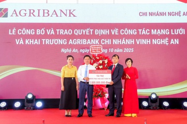 Agribank góp phần khắc phục hậu quả bão lũ tại Nghệ An
