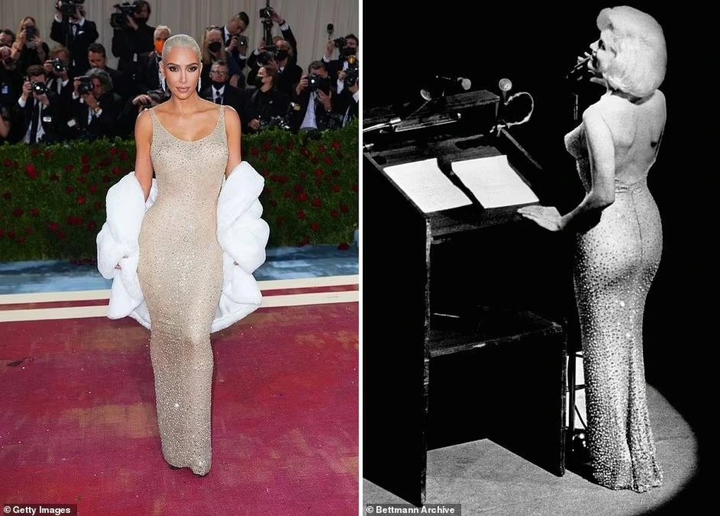 Kim Kardashian was accused of ruining Marilyn Monroe's legendary dress - 3