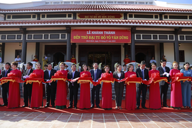 Khánh thành đền thờ "tứ trụ đại thần" của triều Tây Sơn