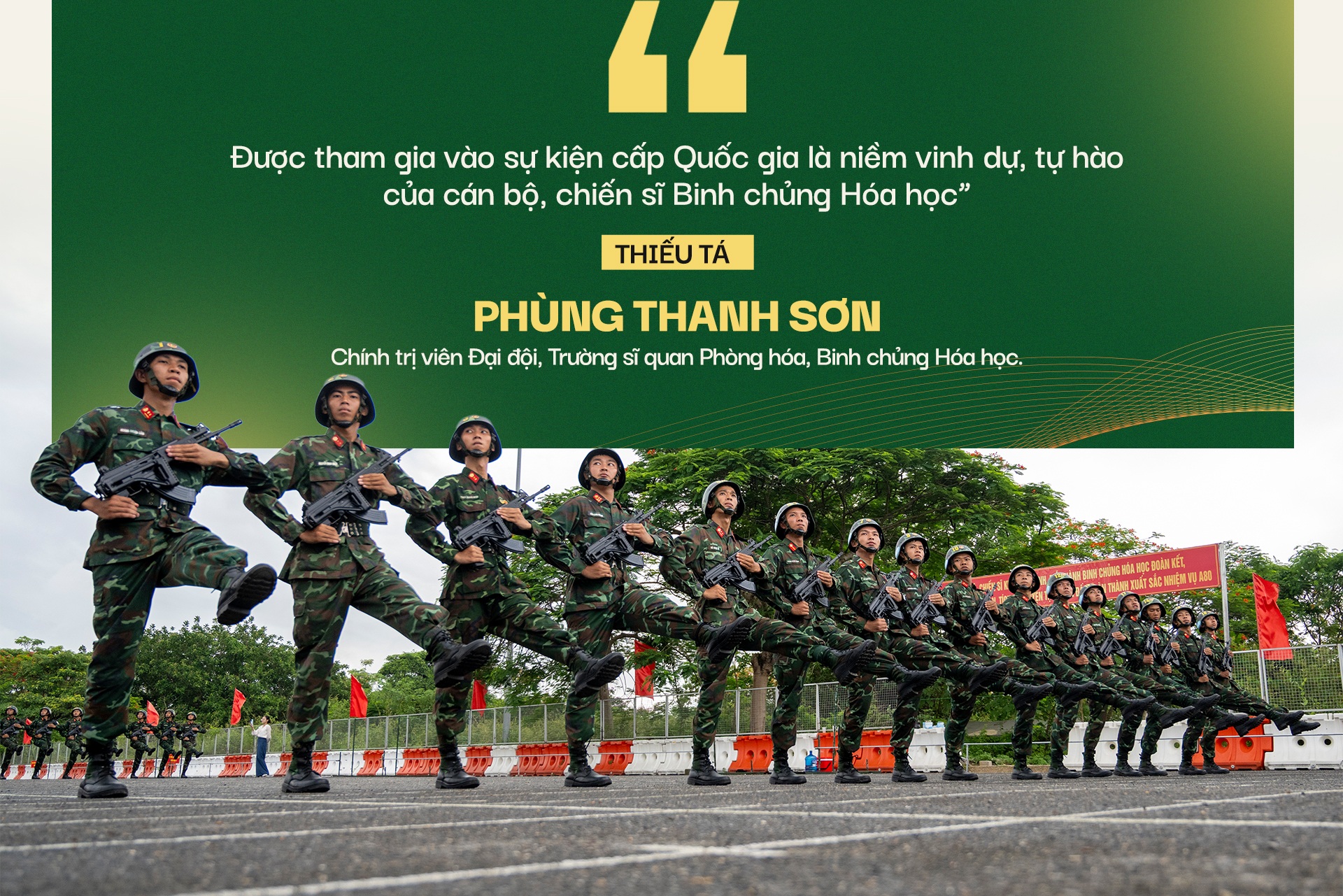 Bộ đội Phòng hóa vượt nắng thắng mưa, say sưa tập luyện cho lễ diễu binh - 15 Bộ đội Phòng hóa vượt nắng thắng mưa, say sưa tập luyện cho lễ diễu binh - 15