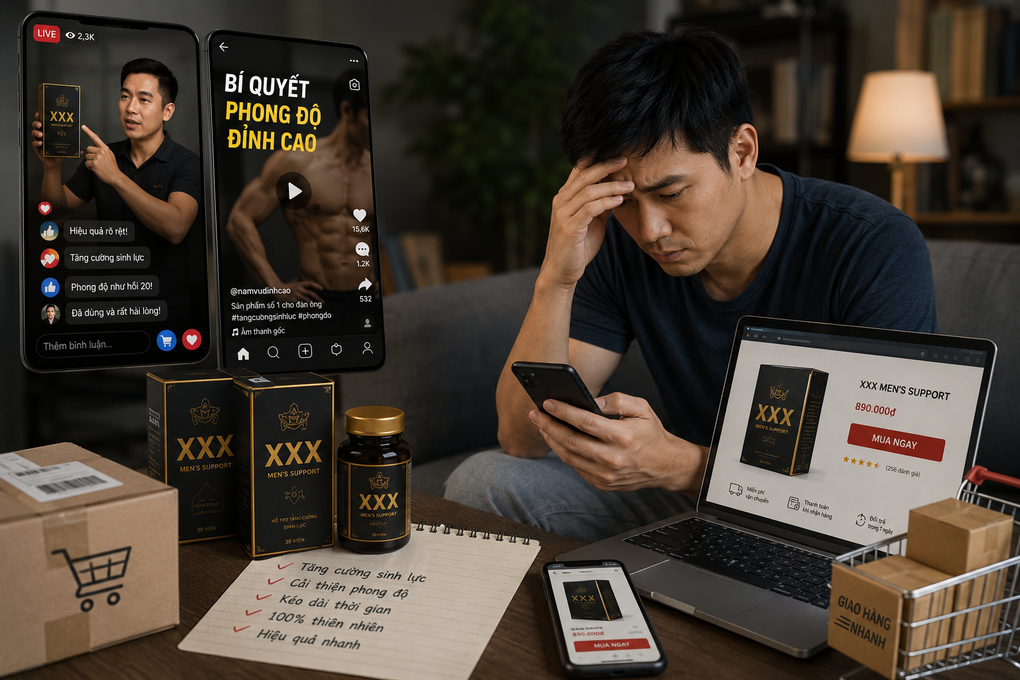 Từ vụ “Cô giáo Hương”: Vì sao nam giới dễ sập bẫy “thần dược” sinh lý? - 2 Từ vụ “Cô giáo Hương”: Vì sao nam giới dễ sập bẫy “thần dược” sinh lý? - 2