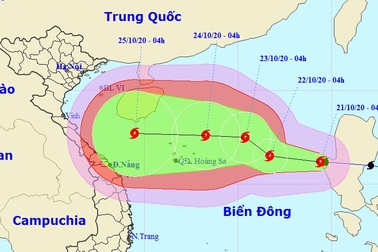 Bão Saudel đã vào Biển Đông