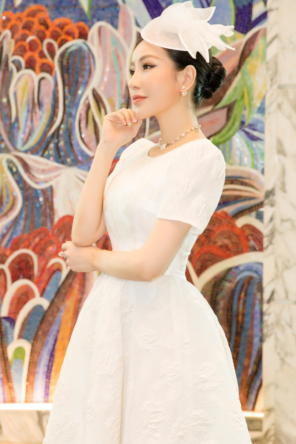 Hoa hậu Lam Cúc rạng ngời dự show thời trang - 4 Hoa hậu Lam Cúc rạng ngời dự show thời trang - 4