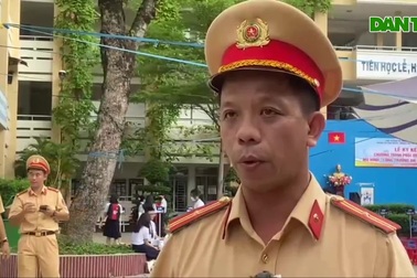 TPHCM xuất hiện mô hình cổng trường an toàn giao thông