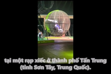 Tai nạn nghiêm trọng trong rạp xiếc khiến nghệ sĩ trình diễn bị bỏng
