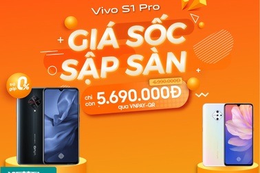 Vivo S1 Pro chính hãng giảm giá sâu, chỉ còn 5.690.000đ tại Viettel Store