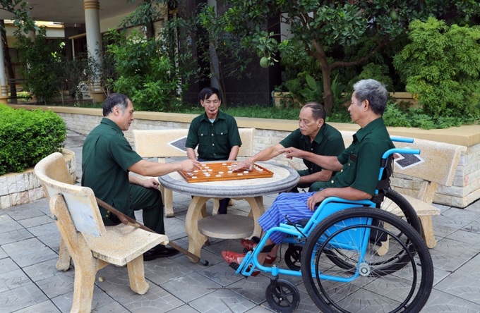 Các đối tượng được nghỉ ngơi, thư giãn trong một không gian trong lành