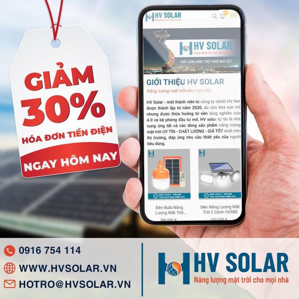 HV Solar – Đơn vị cung cấp đèn năng lượng mặt trời uy tín hiện nay - 3 HV Solar – Đơn vị cung cấp đèn năng lượng mặt trời uy tín hiện nay - 3