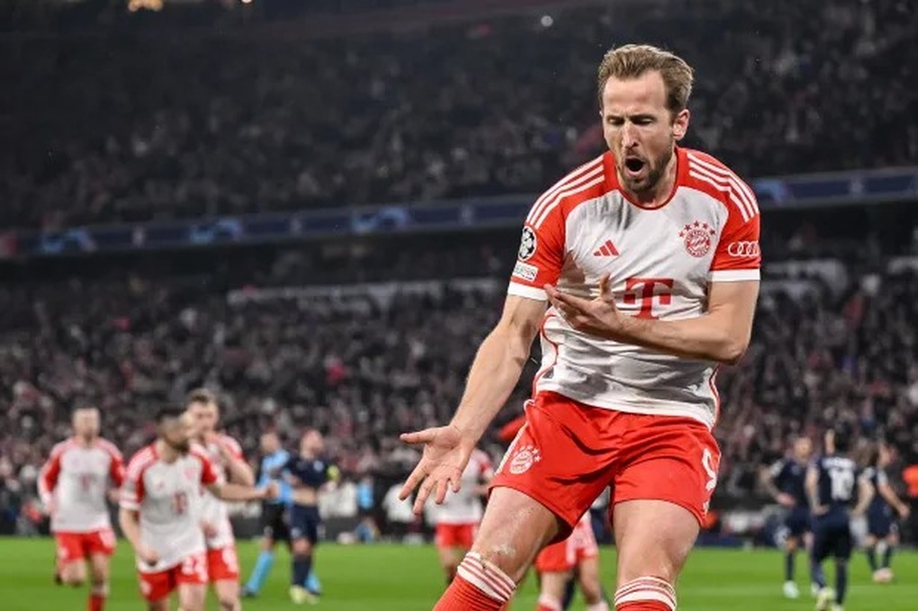 Harry Kane chói sáng, Bayern Munich giành vé vào tứ kết Champions League |  Báo Dân trí