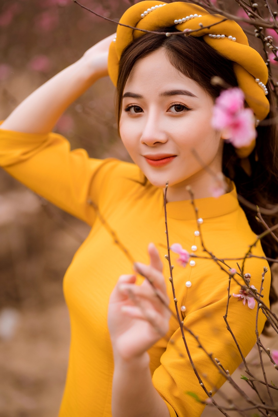 Nữ sinh Báo chí xúng xính áo dài đón Xuân sang - 3 Nữ sinh Báo chí xúng xính áo dài đón Xuân sang - 3