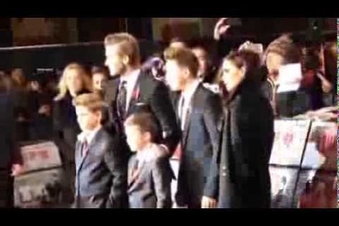 Gia đình Beckham dự công chiếu phim