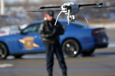 Cảnh sát Mỹ sử dụng drone để đảm bảo an ninh trong đêm Giao thừa