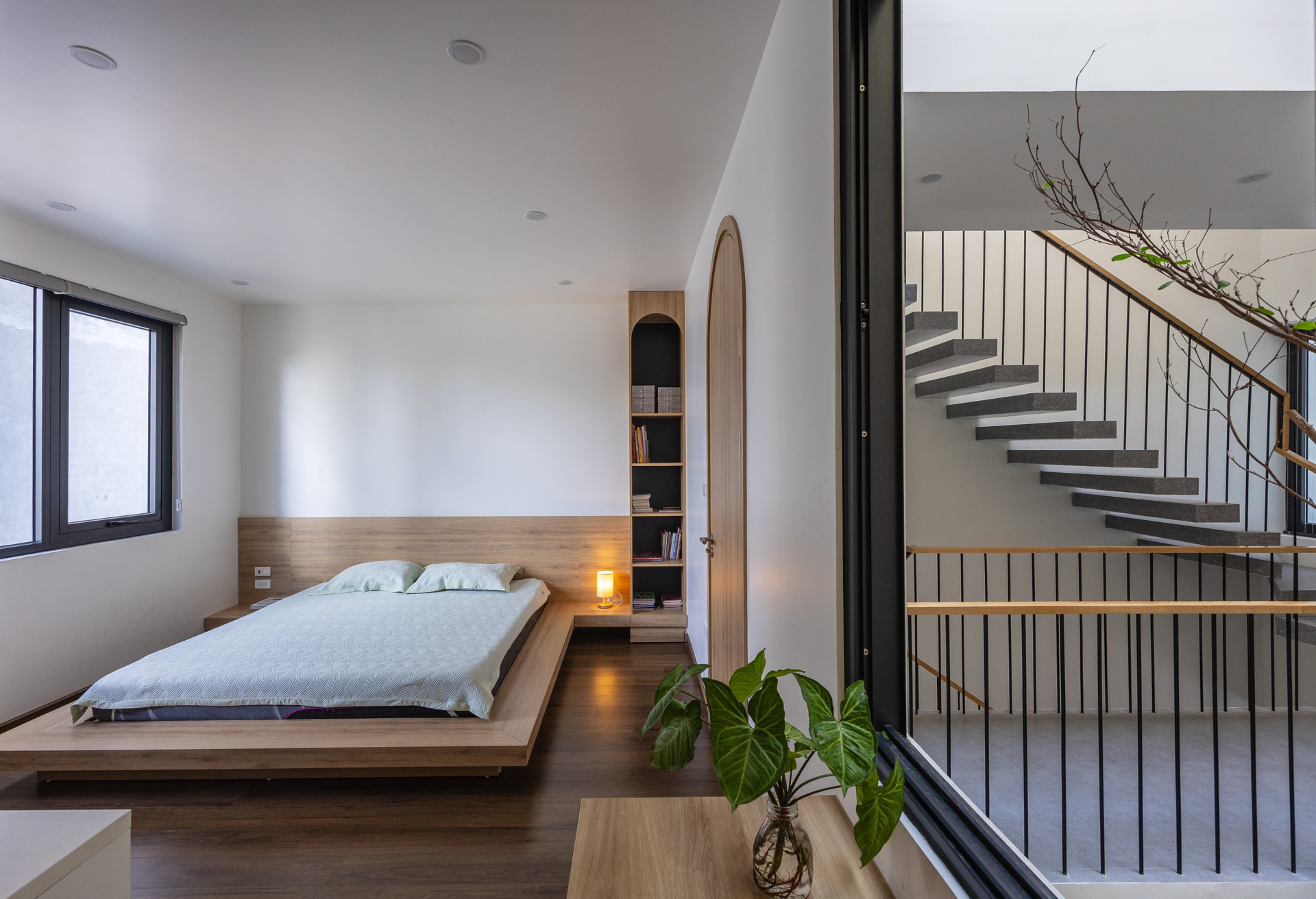 Nhà 90m2 của gia đình ở Hà Nội gắn kết thiên nhiên nhờ thiết kế lạ - 10 Nhà 90m2 của gia đình ở Hà Nội gắn kết thiên nhiên nhờ thiết kế lạ - 10