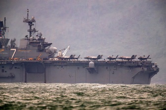 Tàu đổ bộ Tripoli của Mỹ mang theo máy bay tàng hình F-35B vào thăm Đà Nẵng