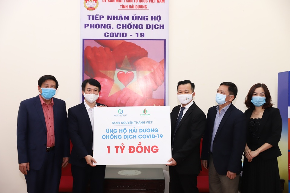 Shark Nguyễn Thanh Việt ủng hộ 1 tỉ đồng, cùng Hải Dương chống dịch - 3 Shark Nguyễn Thanh Việt ủng hộ 1 tỉ đồng, cùng Hải Dương chống dịch - 3