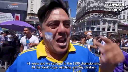 Kinh hoàng với cảnh hàng triệu CĐV Argentina phát cuồng vì Messi