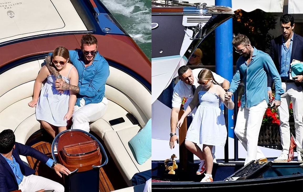 Hình ảnh ngọt ngào của David Beckham và con gái nhỏ tại Venice - 2 Hình ảnh ngọt ngào của David Beckham và con gái nhỏ tại Venice - 2
