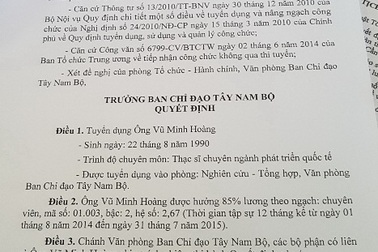 Uỷ ban Kiểm tra Trung ương “vào cuộc” vụ bổ nhiệm cán bộ “thần tốc”