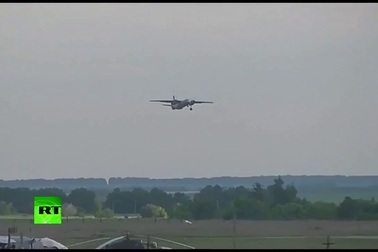 Lộ video máy bay quân sự Nga nổ tung thành cầu lửa