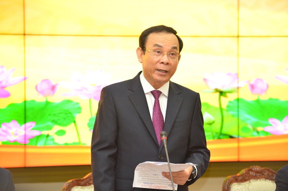 Bí thư Thành ủy Nguyễn Văn Nên mong kiều bào góp ý thẳng thắn cho TPHCM - 3 Bí thư Thành ủy Nguyễn Văn Nên mong kiều bào góp ý thẳng thắn cho TPHCM - 3