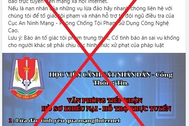 Giả mạo Fanpage của Học viện Cảnh sát nhân dân để lừa đảo