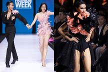 Hoa hậu Trái đất chung sàn diễn với Khánh Thi - Phan Hiển